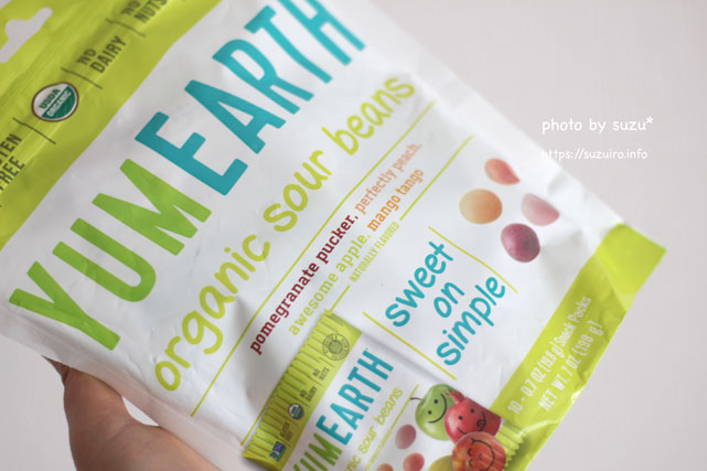 YumEarth, Organic Sour Beansの大袋の画像