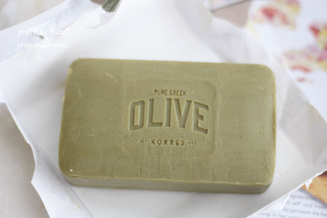 KORRES OLIVE Olive Blossom Soap (コレス オリーブ オリーブ ブロッサム ソープ)