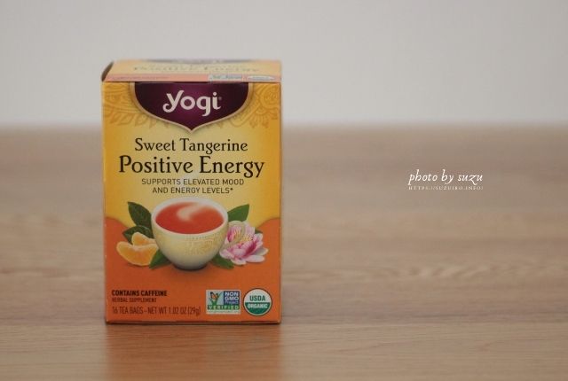 Yogi Tea, Sweet Tangerine Positive Energy（スイートタンジェリン ポジティブエネルギー）
