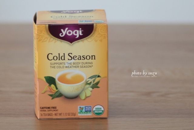 Yogi Tea, オーガニック, 寒い季節, カフェインフリー,