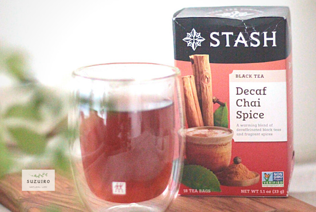 Stash Tea, 紅茶、カフェインレスチャイスパイス